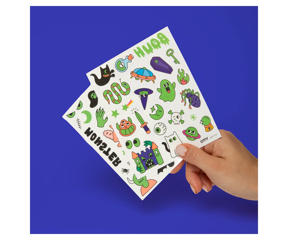 Tatuajes OMY BOO! Glow in the Dark Omy