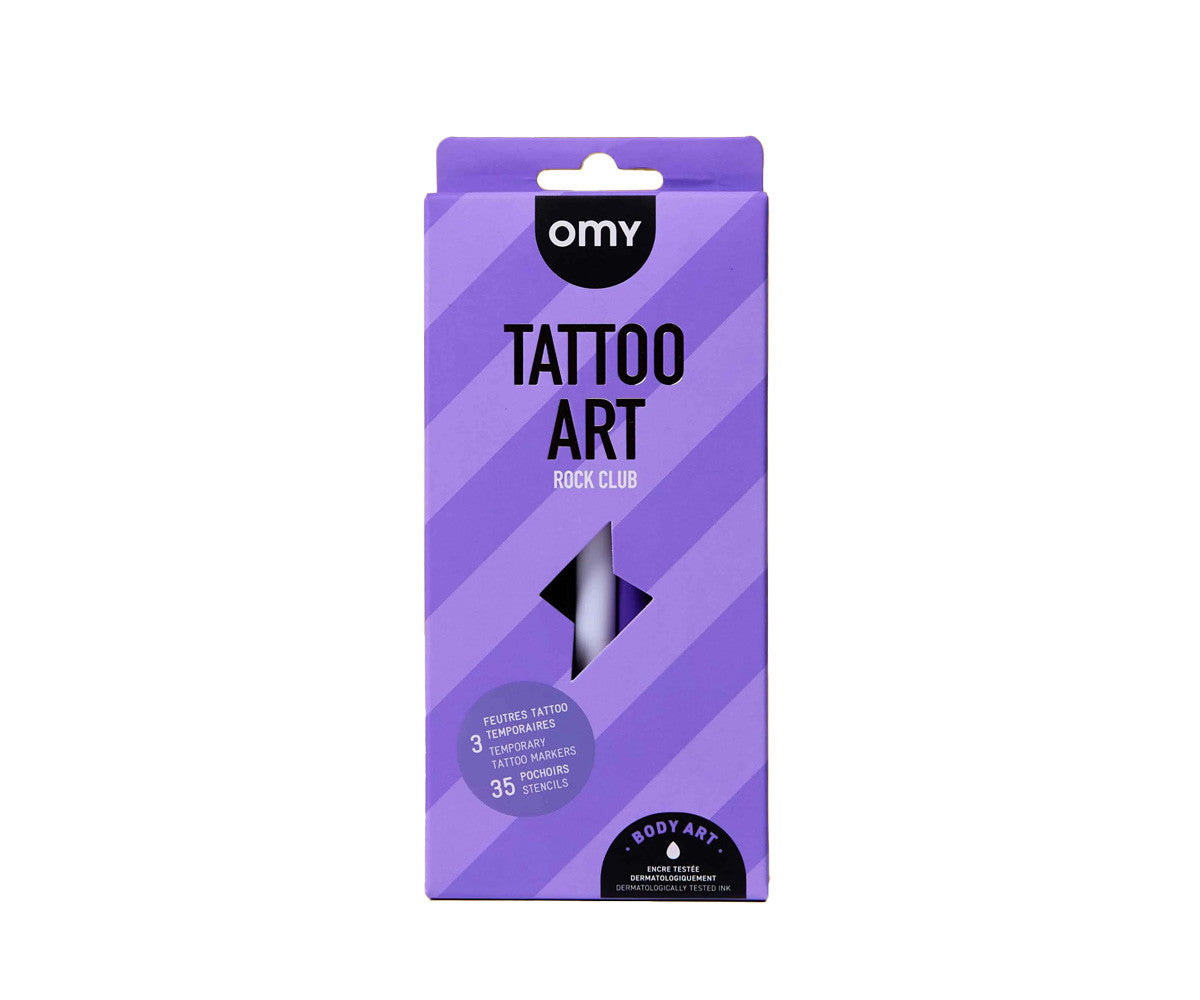 Tatuajes Temporales Art Rock Club Omy