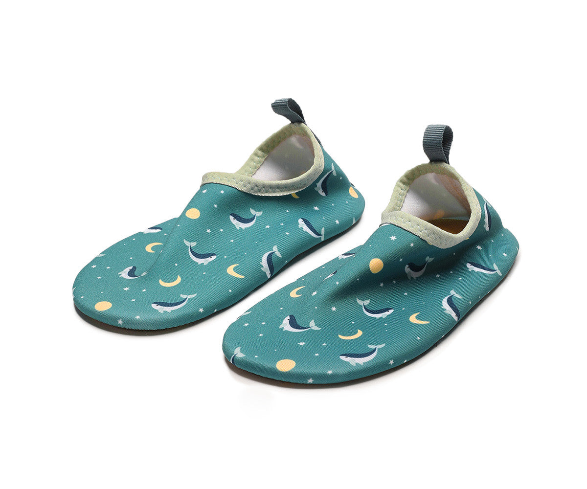 Escarpines Monnëka Whale Teal — Monnëka