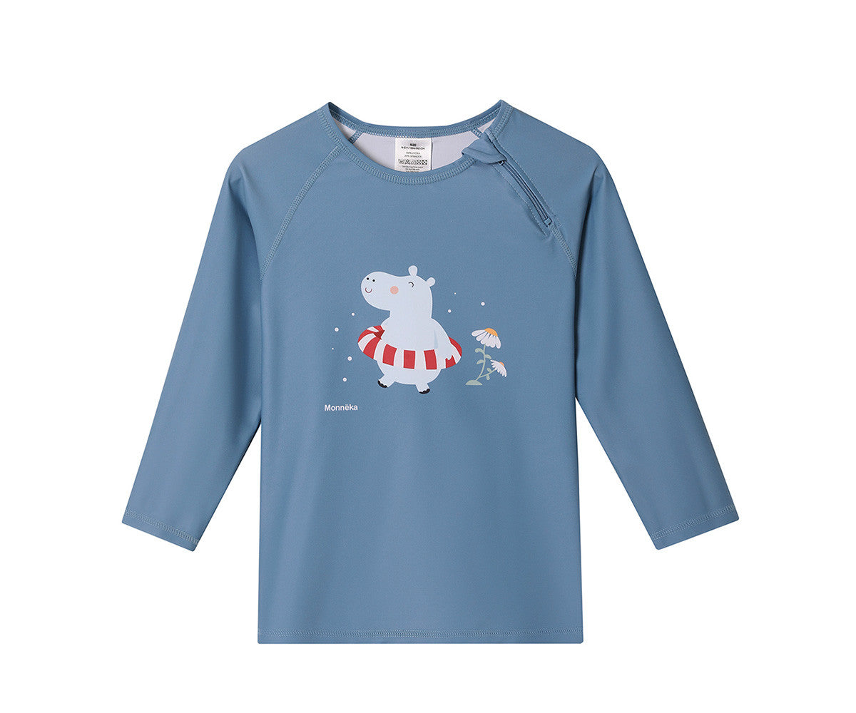 Camiseta Protección Solar Manga Larga Hippos — Monnëka