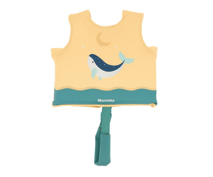 Chaleco Flotador Aprendizaje Whale Teal — Monnëka