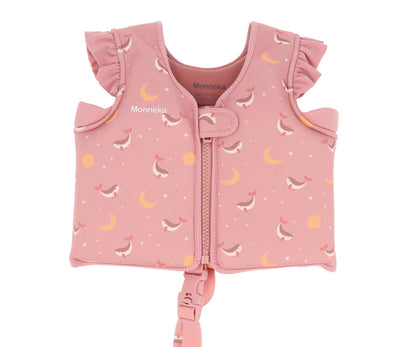 Chaleco Flotador Aprendizaje Whale Pink — Monnëka