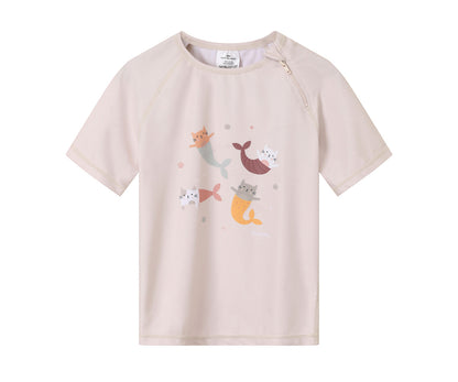 Camiseta Protección Solar Mermaid Cats — Monnëka