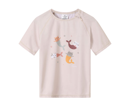 Camiseta Protección Solar Mermaid Cats — Monnëka