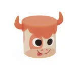 Caja con Sonidos Mu con Cuernos -JANOD