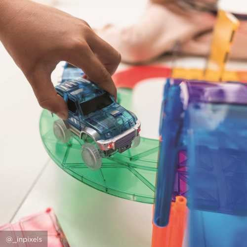 Coche de Carreras Azul - Cleverclixx