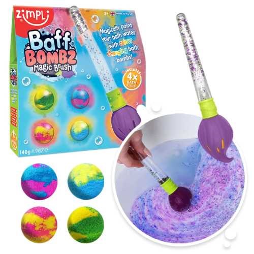 PINCEL MÁGICO + 4 BOMBAS DE BAÑO - Zimpli Kids