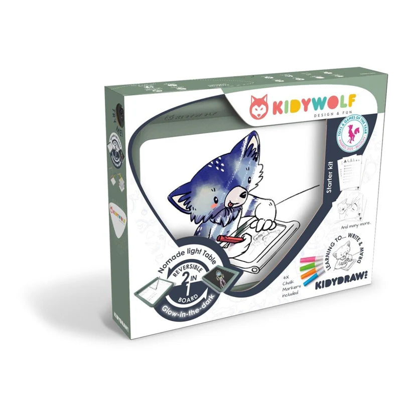 Kidydraw Pro - Tableta Luminosa 2 en 1 · KDDRAW / Kidywolf