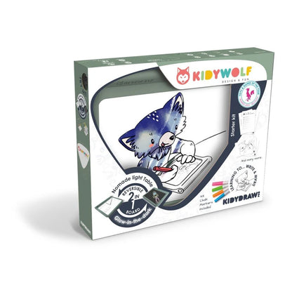 Kidydraw Pro - Tableta Luminosa 2 en 1 · KDDRAW / Kidywolf