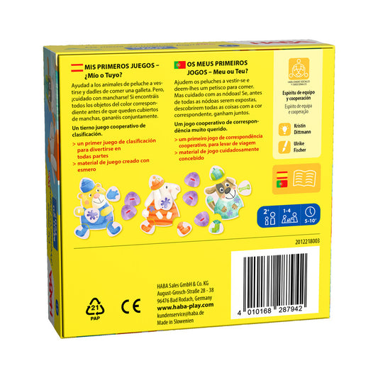 Mis Primeros Juegos TO GO – ¿Mío o tuyo?