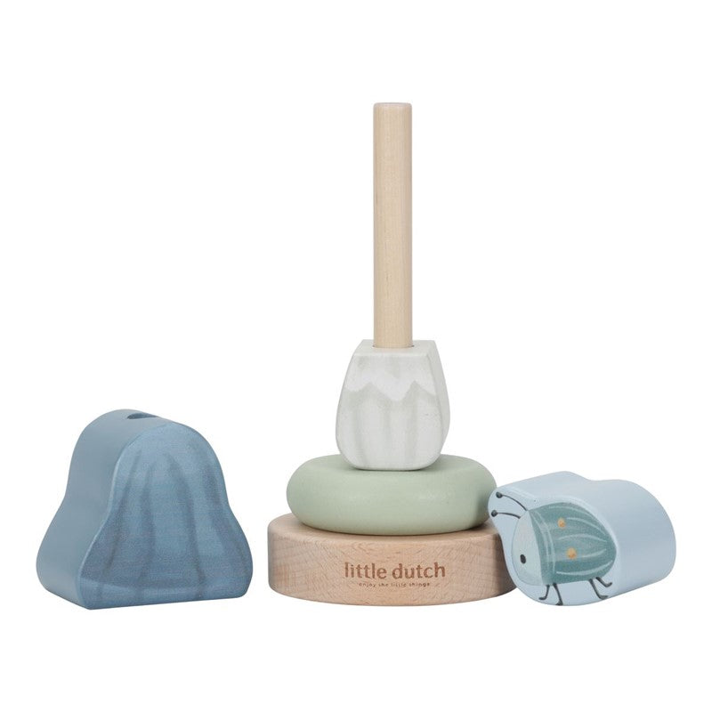 CAJA REGALO MADERA FOREST FRIENDS FSC - LITTLE DUTCH