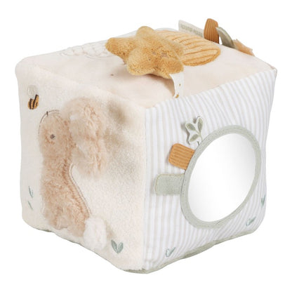 Cubo Blandito de Actividades Newborn Naturals · Little Dutch