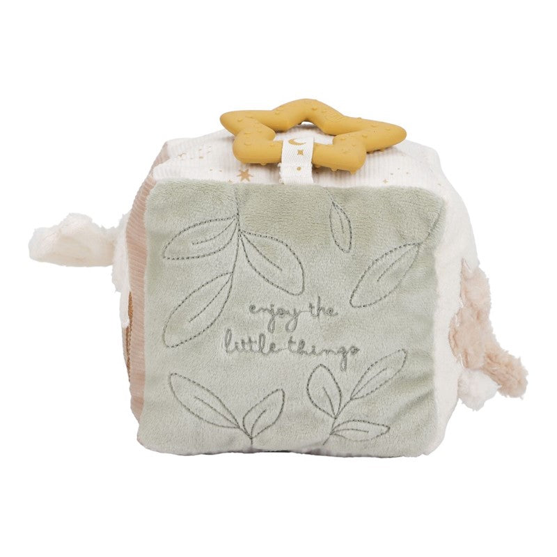 Cubo Blandito de Actividades Newborn Naturals · Little Dutch