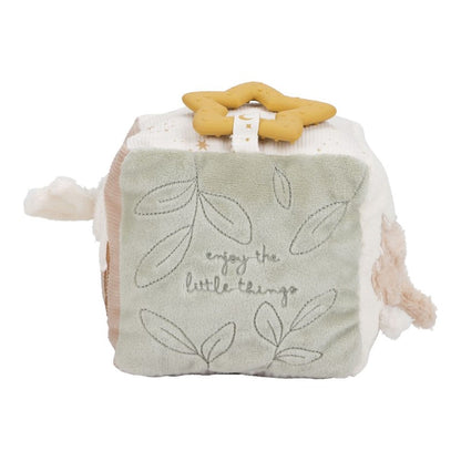Cubo Blandito de Actividades Newborn Naturals · Little Dutch