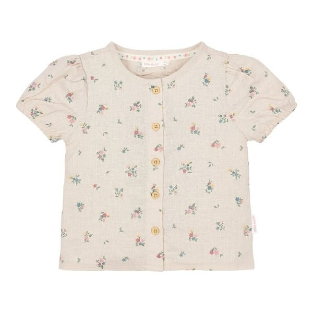 Blusa manga corta Fairy Bloom — Little Dutch