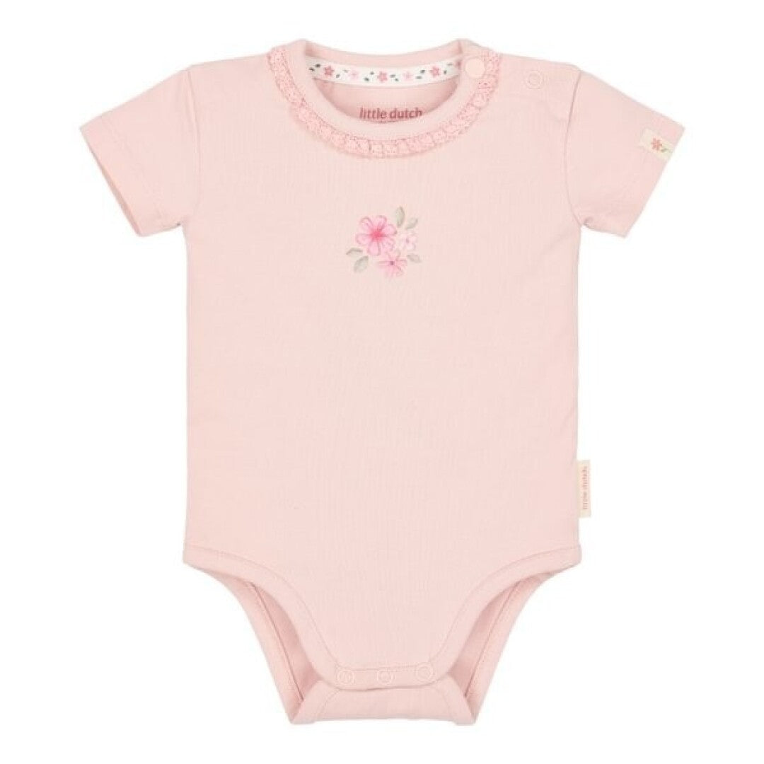 Body manga corta Pink Blossom — Little Dutch
