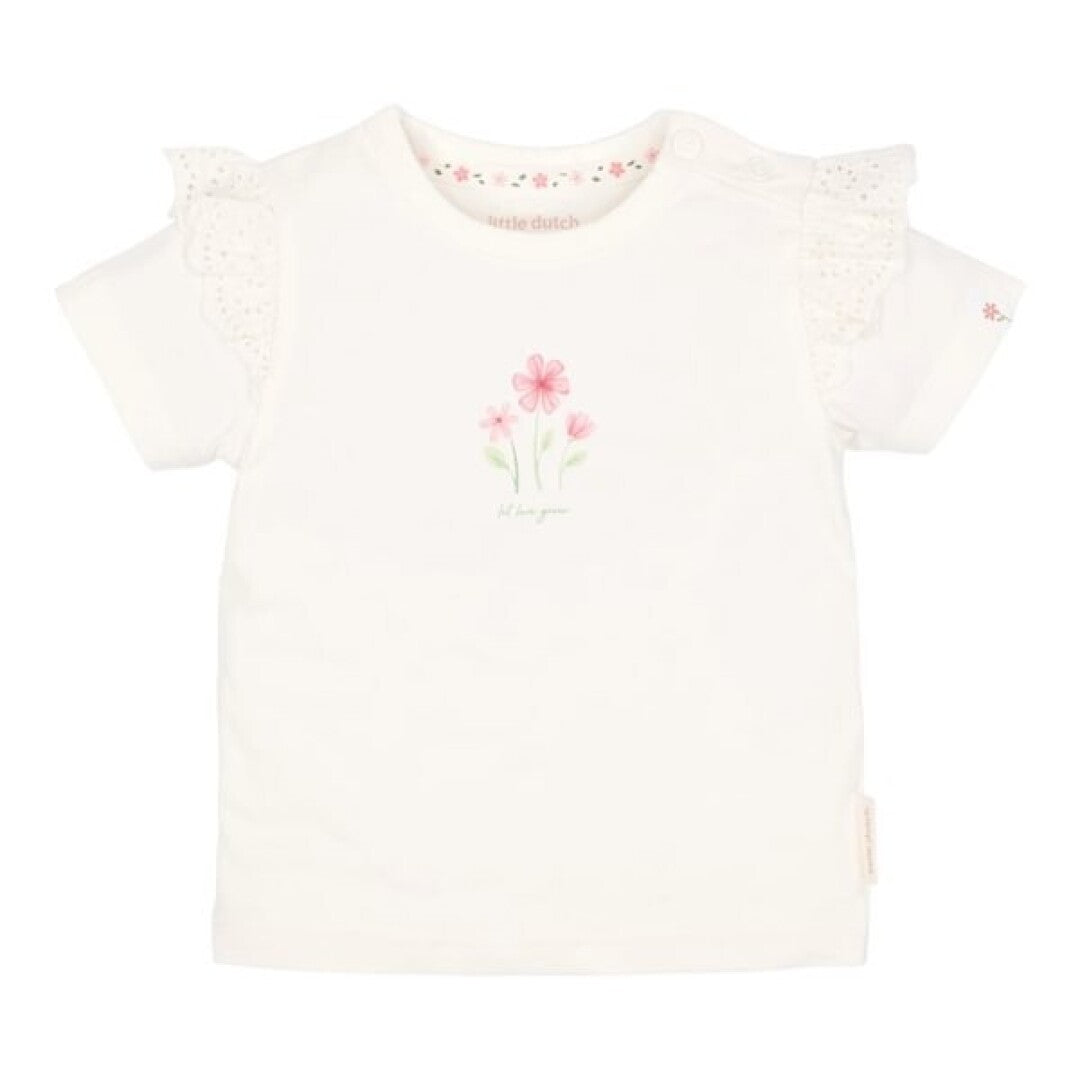 Camiseta manga corta White — Little Dutch