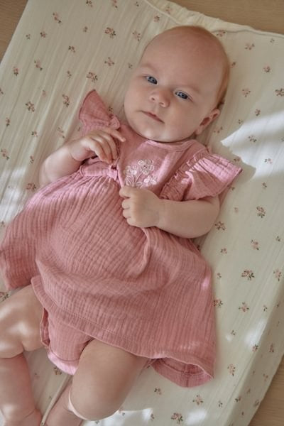 Conjunto vestido y ranita Pink Blush — Little Dutch