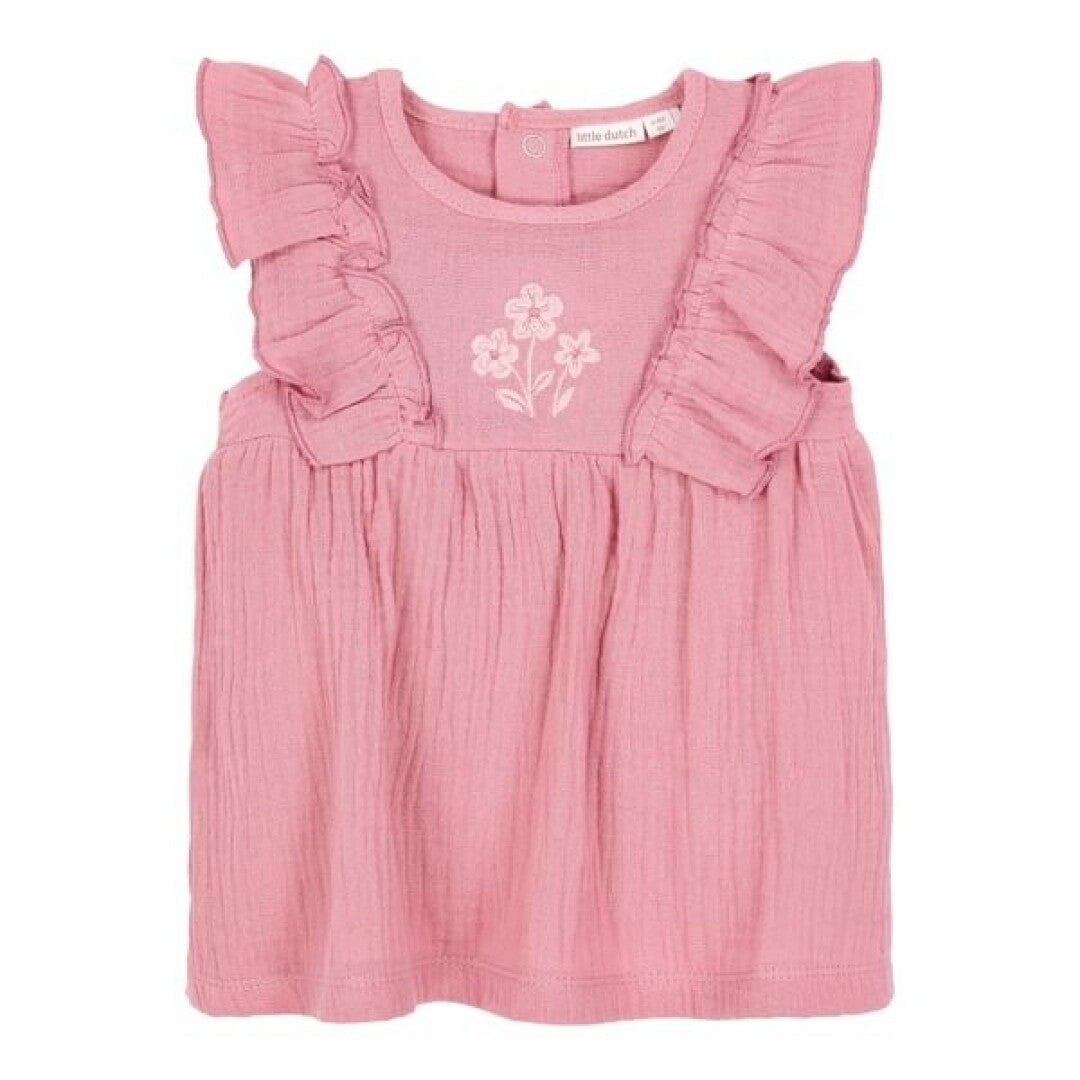 Conjunto vestido y ranita Pink Blush — Little Dutch