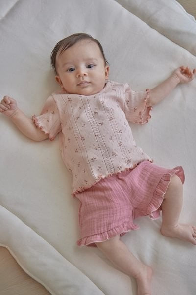 Pantalón corto Pink Blush — Little Dutch