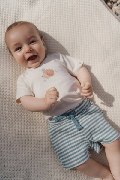 Pantalón corto Blue Stripe — Little Dutch
