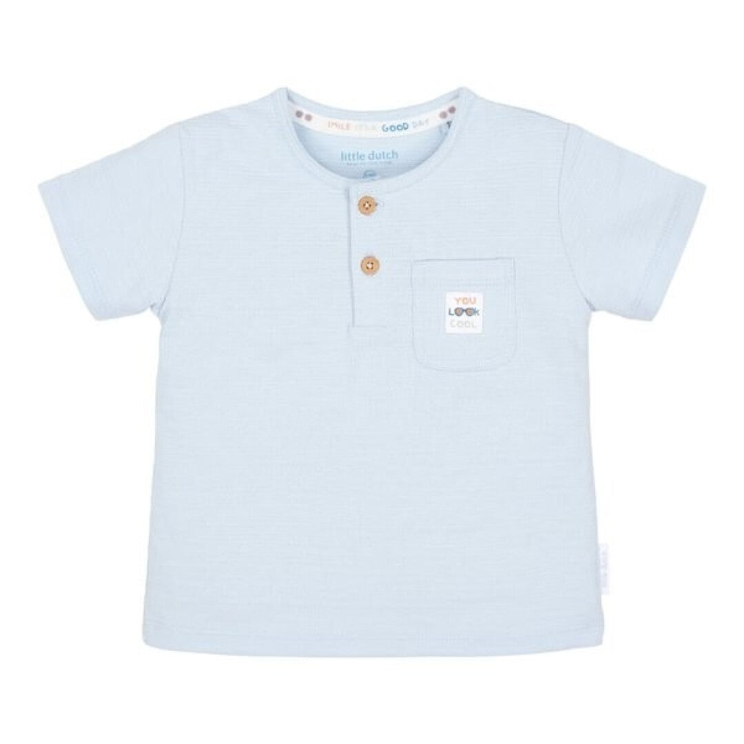 Camiseta manga corta Light Blue — Little Dutch