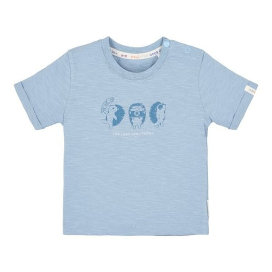 Camiseta manga corta Steel Blue — Little Dutch