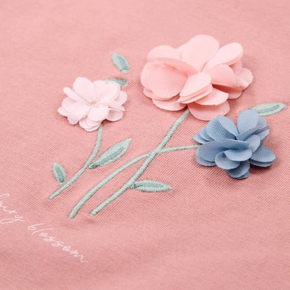 Camiseta manga corta Pink Blush — Little Dutch