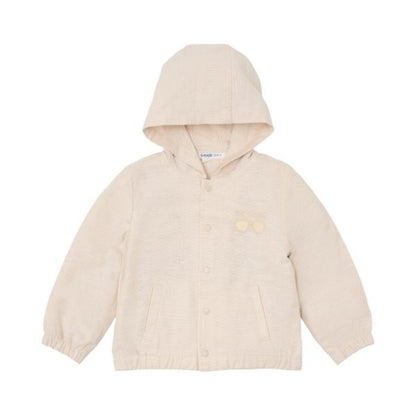 Cardigan con capucha Sand — Little Dutch