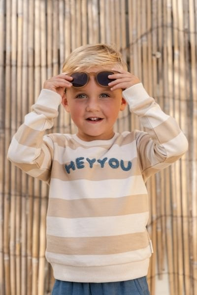 Sweater Biscuit Stripe — Little Dutch