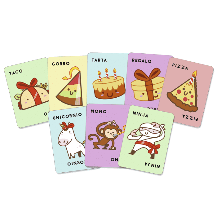 Taco, Gorro, Tarta, Regalo, Pizza - Lúdilo