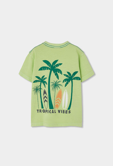 Camiseta punto bolsillo de niño