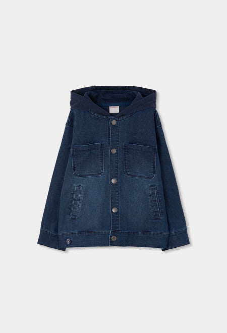 Cazadora denim punto de niño