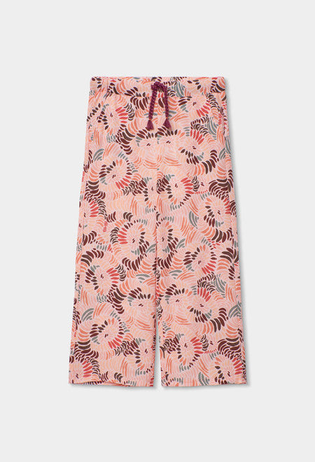 Pantalón crepe estampado de niña