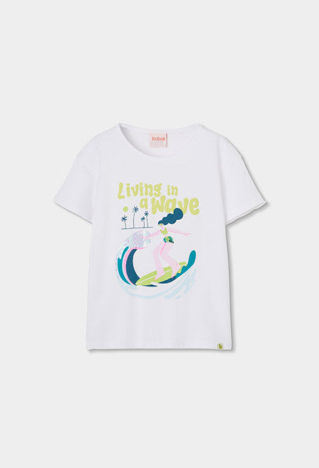 Camiseta punto de niña