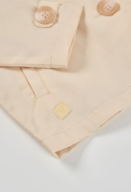 Gabardina tejido técnico de niña