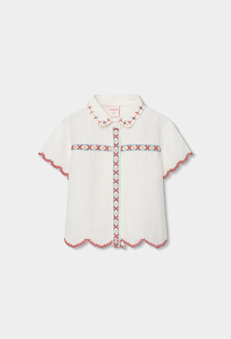Camisa de tejido de niña