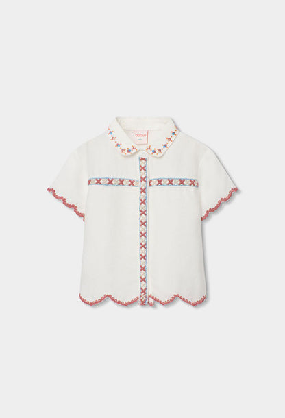 Camisa de tejido de niña
