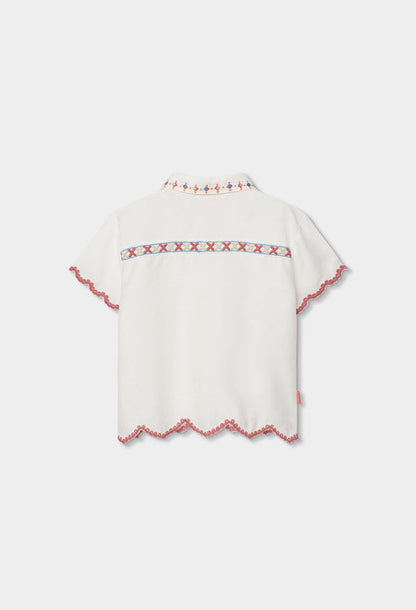 Camisa de tejido de niña