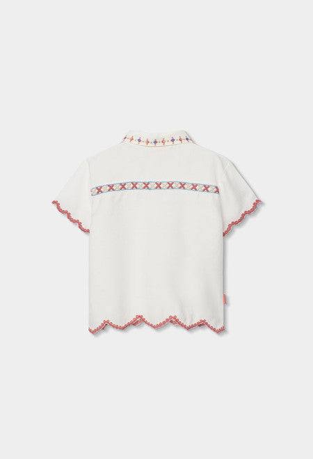 Camisa de tejido de niña