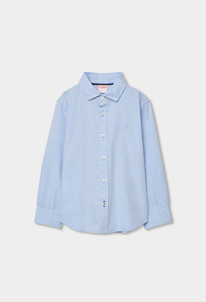 Camisa oxford manga larga de niño