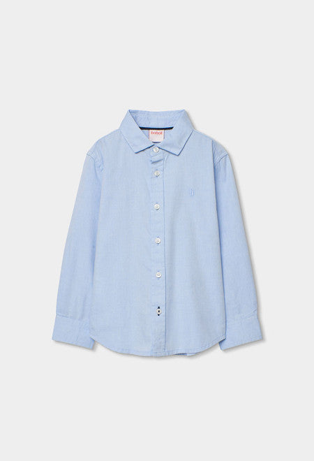 Camisa oxford manga larga de niño