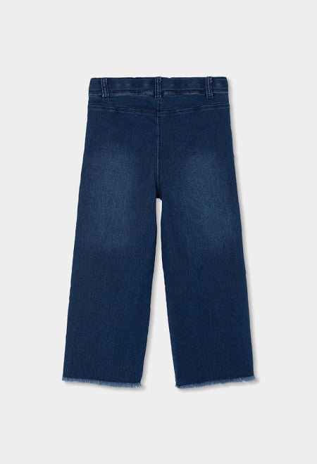 Pantalón denim punto de niña