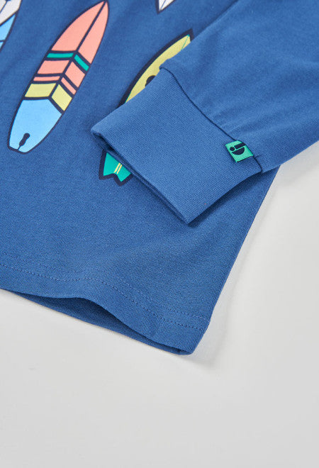 Camiseta punto manga larga de niño