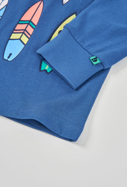 Camiseta punto manga larga de niño