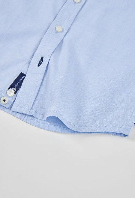 Camisa oxford manga larga de niño
