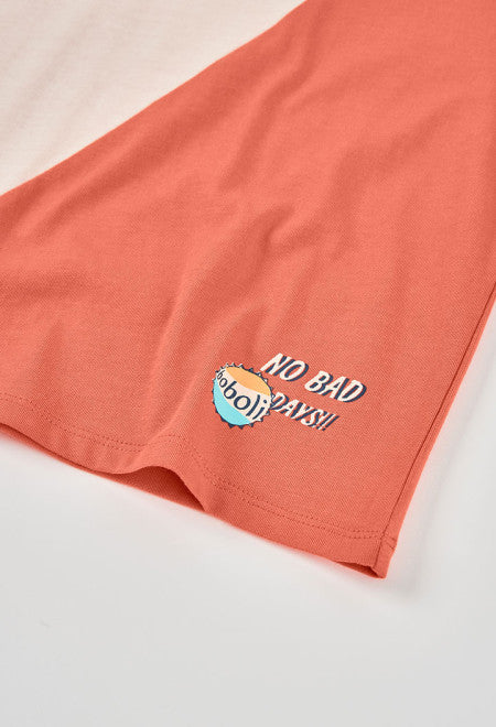 Camiseta punto tricolor de niño
