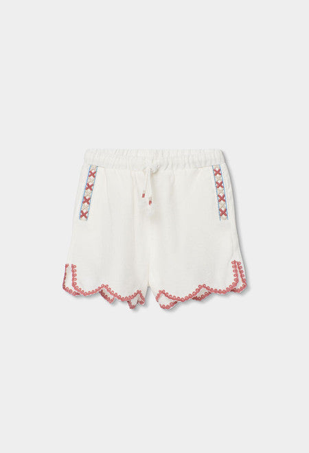Bermudas de tejido de niña