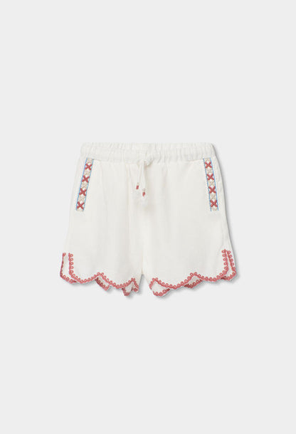 Bermudas de tejido de niña