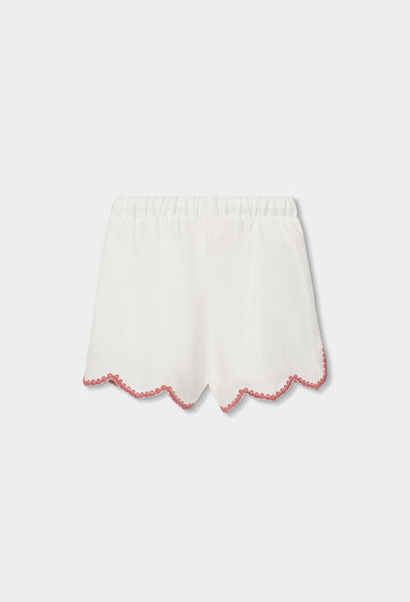 Bermudas de tejido de niña